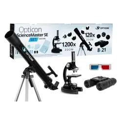 Telescope, microscope and binoculars kit OPTICON ScienceMaster SE 2.0