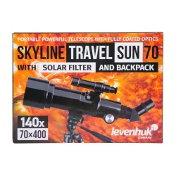 Levenhuk Skyline Travel Sun 70 Telescope with Sun Filter