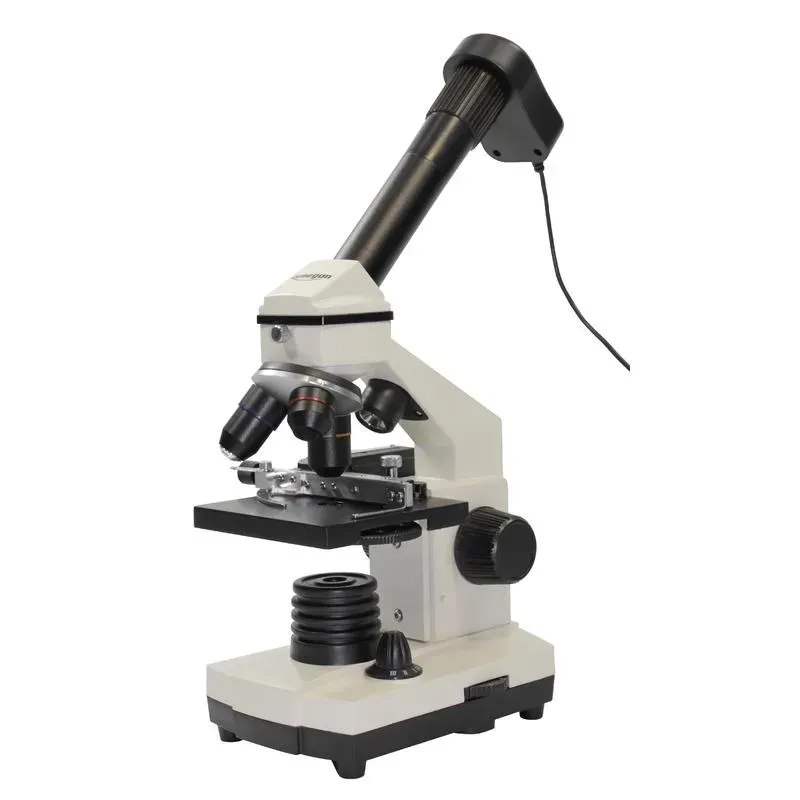 Microscope with camera and accessories 20X-1280X